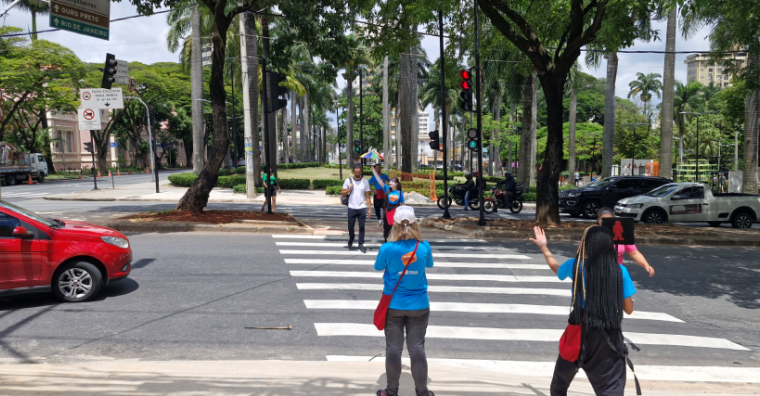 Caminhamento de pedestres - Avenida do Contorno - Sta Efigênia