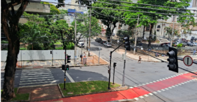 Nova ciclovia da Avenida Augusto de Lima