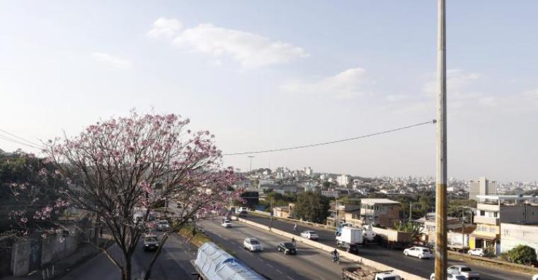 Novo Anel visto de cima com caminhão na via