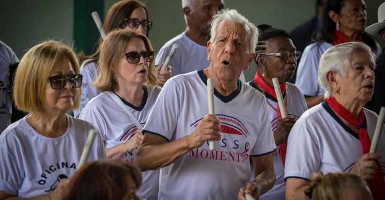 Atividades no Centro de Referência da Pessoa Idosa