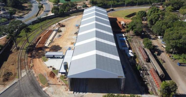 Terminal Siderúrgico do Horto Florestal Novo Terminal Siderúrgico do Horto Florestal visto de cima