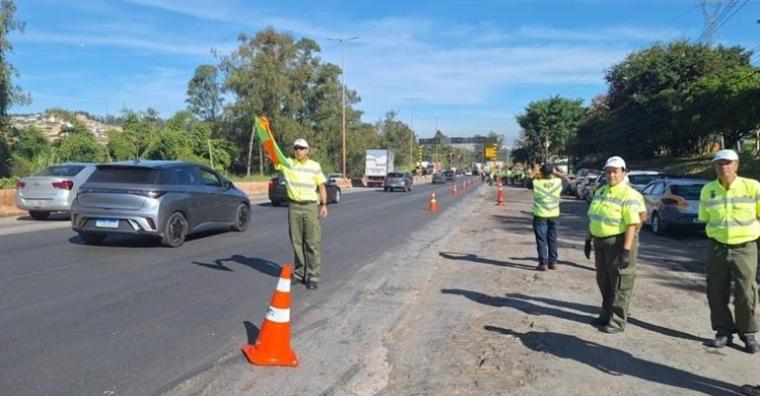 NOVO ANEL Agentes da BHTRANS em treinamento para fiscalização do Novo Anel