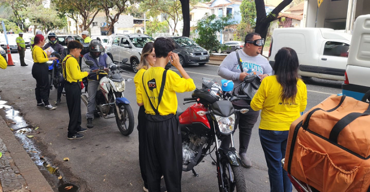 Pit Stop com motociclistas encerra a Semana Nacional de Trânsito