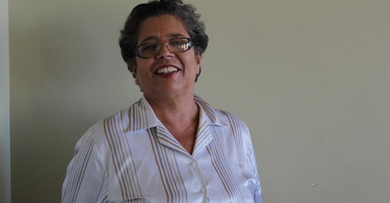 “A convivência foi muito boa pra mim e sempre que posso convivo outras pessoas. Superei a depressão e não fico isolada”. Alverina Moreira de Souza - CRAS Petrópolis (Foto: Patrícia Nogueira/PBH)