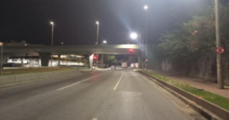 Incremento da iluminação pública do Boulevard Arrudas, entre Ruas Rio de Janeiro e 21 de Abril