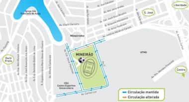 Operação de trânsito e transporte para jogo Atlético x Ceará, neste domingo