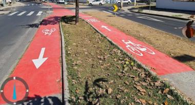 PBH revitaliza asfalto e sinalização da pista e ciclovia da Avenida Fleming