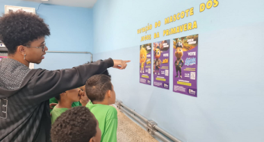 Escolha de mascote dos Jogos da Primavera é sucesso entre alunos e educadores