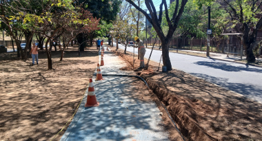 Pista de caminhada da Avenida José Cândido da Silveira ganha nova iluminação