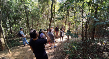Trilha educativa no Parque do Caiçara é opção de lazer e contato com a natureza