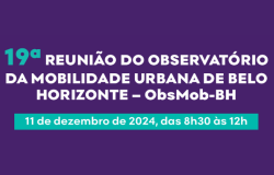 Reunião debate a mobilidade urbana de Belo Horizonte 