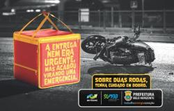 Campanha da PBH conscientiza motociclistas na Semana Nacional de Trânsito