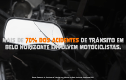 Nova etapa de campanha da PBH com motociclistas reforça prevenção aos acidentes 