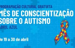 Arte informa da programação especial nos espaços culturais da PBH sobre o autismo, realizada entre 19 e 30 de abril
