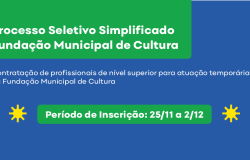Fundação Municipal de Cultura abre processo seletivo para vagas de nível superior