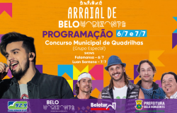 Imagem de cantores que se apresentarão no Arraial de Belo Horizonte
