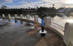 Luneta instalada na Orla da Lagoa da Pampulha 