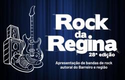 Cartaz do Rock da Regina