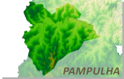 REGIONAL PAMPULHA - ALTIMETRIA E CURSO D'ÁGUA