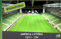 #Vádeônibus - América x Vitória, dia 15/11, às 17h. 