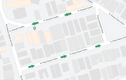 Mapa das alterações de circulação no bairro Cidade Nova, a partir do dia 19/6.