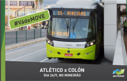 #Vá de MOVE: Atlético x Cólon, dia 26/9, no Mineirão. 
