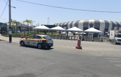 Operação de trânsito para Atlético x Fluminense, na Arena MRV, no domingo (11)