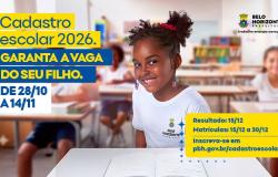 Cadastro Escolar começa nesta terça-feira (28): veja o passo a passo e documentos necessários