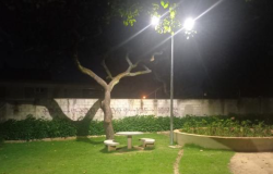 Cevae Coqueiros, na região Noroeste, ganha nova iluminação de LED