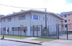 Fachada do Centro de Saúde Carlos Prates
