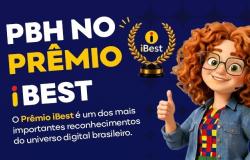 Arte exibe uma imagem feminina fazendo um sinal afirmativo, o nome do prêmio e o conceito.