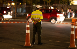 Operação de trânsito para o Aniversário da Polícia Militar, na Praça da Liberdade, na segunda-feira (9)