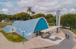 Igreja de São Francisco de Assis, um dos principais símbolos do Conjunto Moderno da Pampulha, em Belo Horizonte.