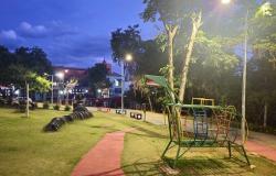 Parque Ecológico do Bairro Universitário fica mais seguro com nova iluminação de LED