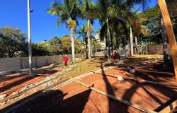 Praça da Barragem (no Parque Jornalista Eduardo Couri), que está sendo revitalizada pela PBH