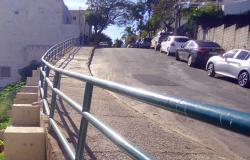 Obras de contenção são conluídas na Rua Arrudas para mais segurança dos pedestres
