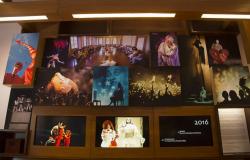 Painel com imagens diversas de ações variadas da Secretaria e Fundação Municipais de Cultura