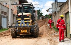 Nova tecnologia para a pavimentação de vias é testada no bairro Dandara