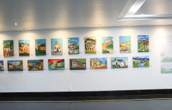 CEI Imaculada tem galeria de arte dedicada à produção de estudantes da Rede Municipal de Educação