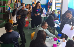 Chá com avós faz sucesso em creche