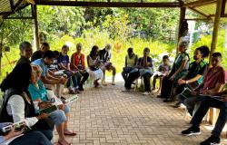 Evento para fortalecer horta comunitária é realizado no bairro Novo Aarão Reis