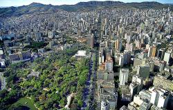 Imagens aérea do centro de Belo Horizonte 