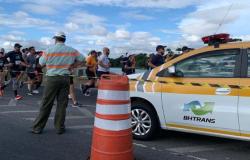 Operação de trânsito para a Corrida do Colégio Santa Maria Minas, na Pampulha