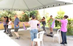 Campanha Junho Violeta promove atividade de dança em família no CRPI Dom Cabral 