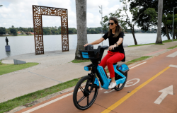 Novas estações de bicicletas elétricas são opção de lazer na região da Pampulha