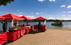 Orla da Lagoa da Pampulha ganha novo espaço para artesanato e gastronomia local 