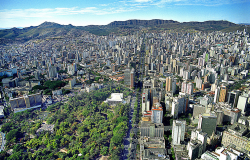 Vista aérea da cidade de Belo Horizonte