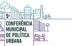 Identidade visual da 5ª Conferência Municipal de Política Urbana