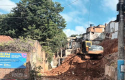 Obra de infraestrutura é iniciada no Aglomerado da Serra