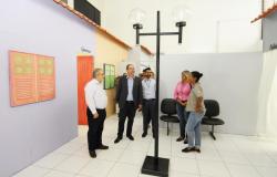 O vice-prefeito Paulo Lamac e secretário municipal de saúde, Jacson Machado Pinto, visitam o novo Centro de Testagem e Aconselhamento.